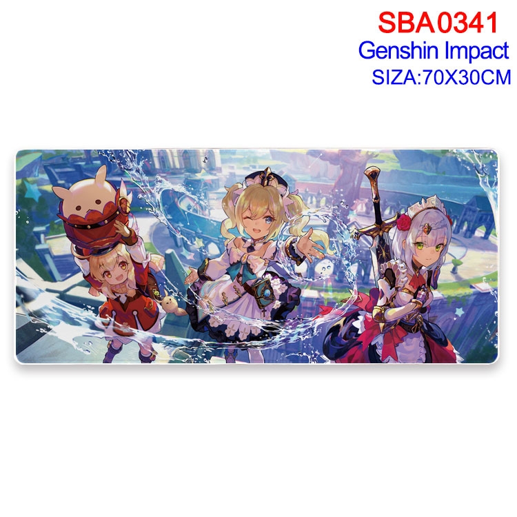 Genshin Impact Anime peripheral edge lock mouse pad 70X30cm SBA-341