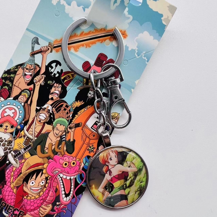 One Piece Anime peripheral metal keychain pendant 3427 price for 5 pcs