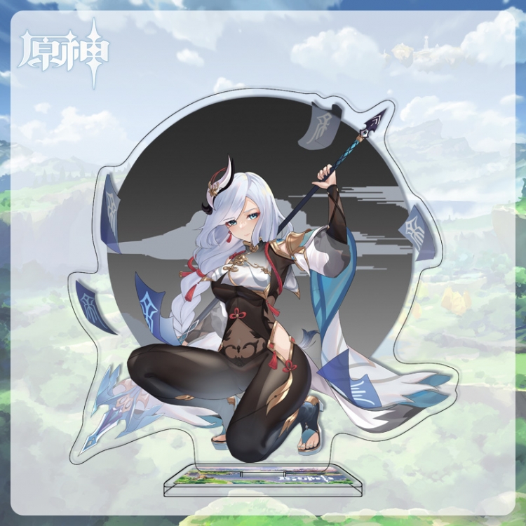 Genshin Impact Anime characters acrylic Standing Plates Keychain 16cm