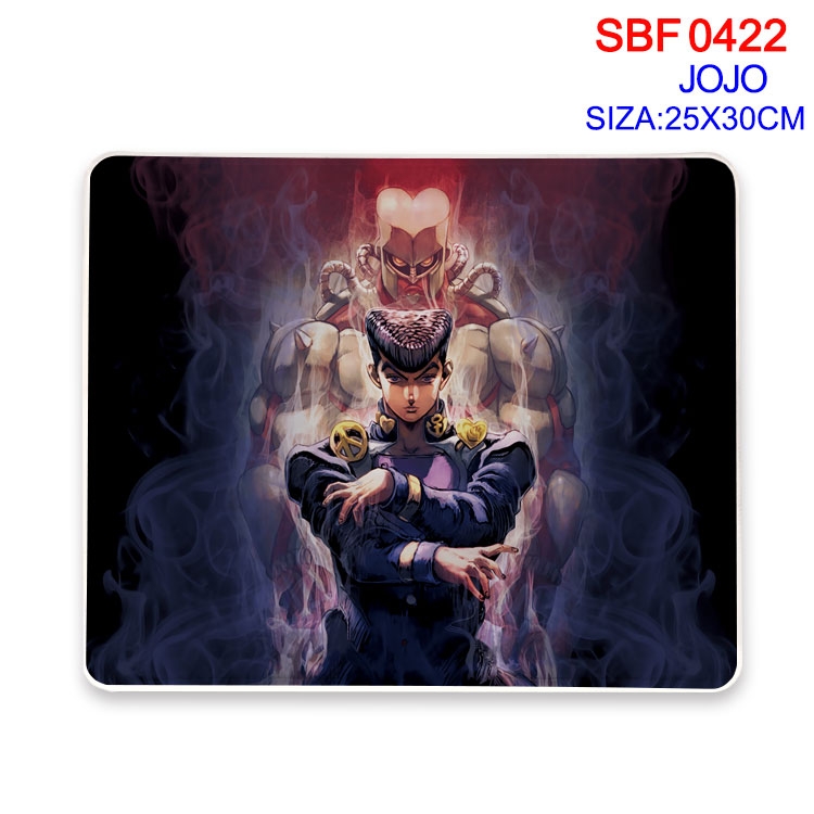 JoJos Bizarre Adventure Anime peripheral edge lock mouse pad 25X30cm SBF-422