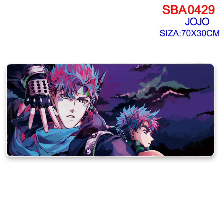 JoJos Bizarre Adventure Anime peripheral edge lock mouse pad 70X30cm  SBA-429