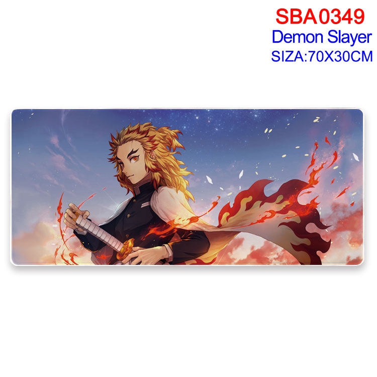 Demon Slayer Kimets Anime peripheral edge lock mouse pad 70X30cm  SBA-349