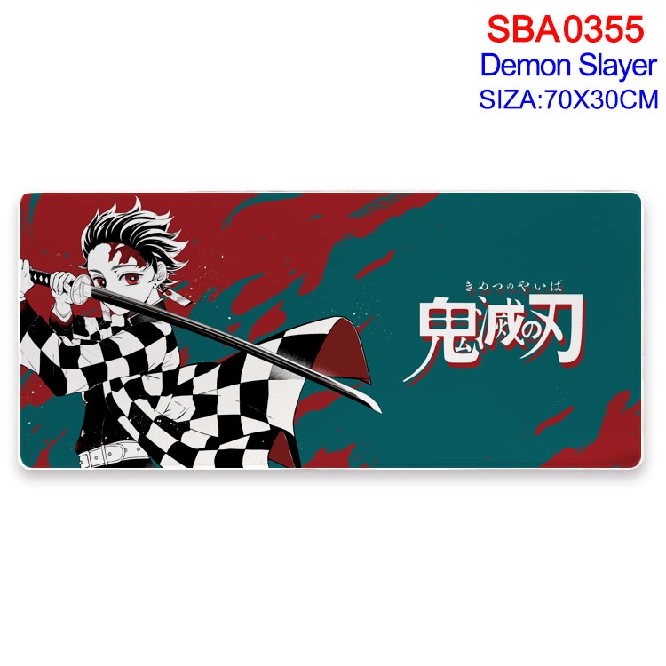 Demon Slayer Kimets Anime peripheral edge lock mouse pad 70X30cm SBA-355