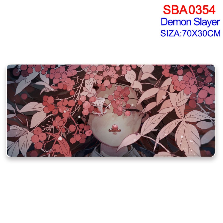 Demon Slayer Kimets Anime peripheral edge lock mouse pad 70X30cm  SBA-354