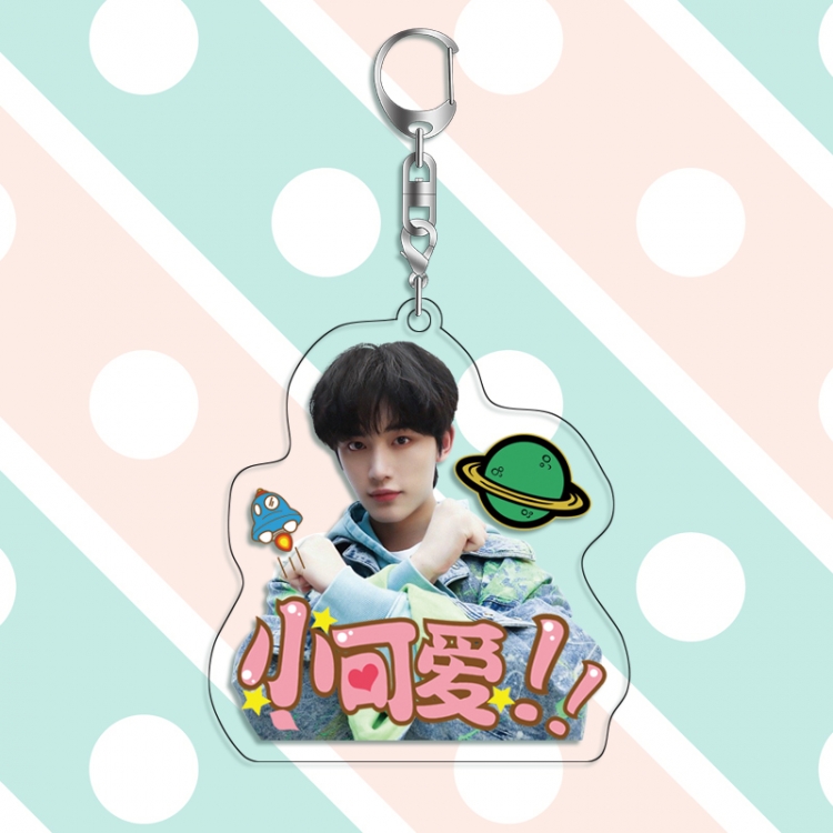 TNT acrylic pendant bag charm keychain price for 5 pcs