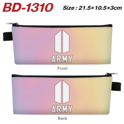 BTS Star movie PU leather zipp...