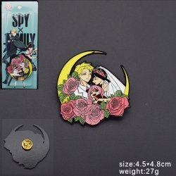 anime cartoon metal brooch