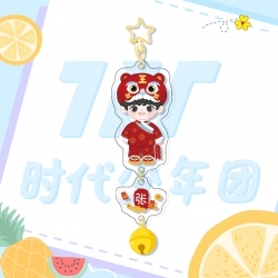 TNT  Colorful Bell Pendant Key...