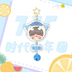 TNT  Colorful Bell Pendant Key...