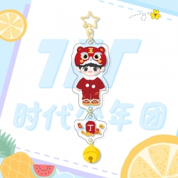 TNT  Colorful Bell Pendant Key...