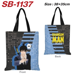 chainsaw man Anime Canvas Tote...