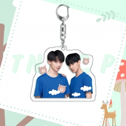 TNT acrylic pendant bag charm ...