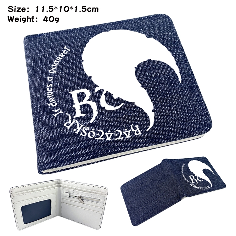 Date-A-Live Anime Peripheral Denim Coloring Book Wallet 11.5X10X1.5CM 40g