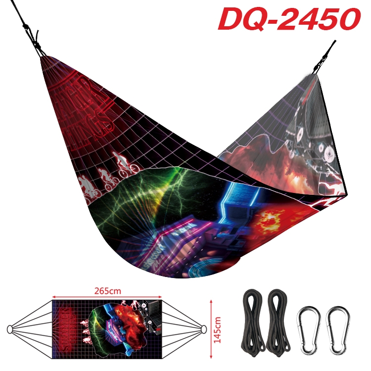 Stranger Things Outdoor full color watermark printing hammock 265x145cm DQ-2450
