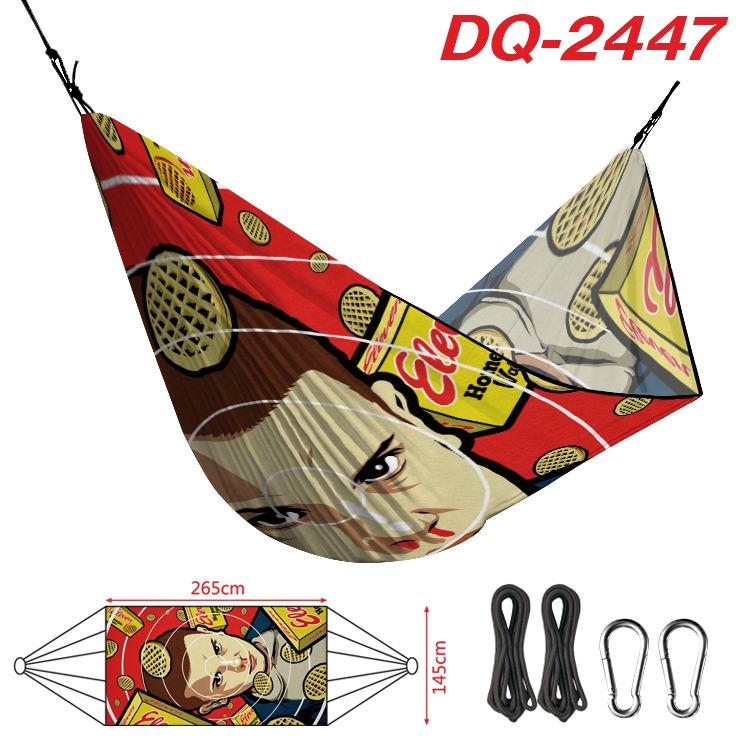 Stranger Things Outdoor full color watermark printing hammock 265x145cm DQ-2447