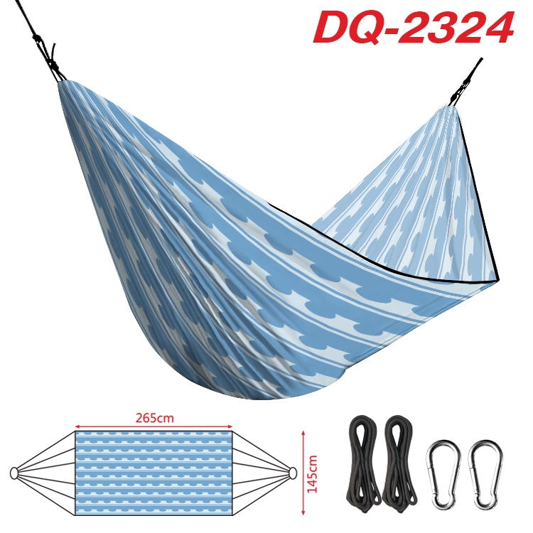 Demon Slayer Kimets Outdoor full color watermark printing hammock 265x145cm DQ-2324