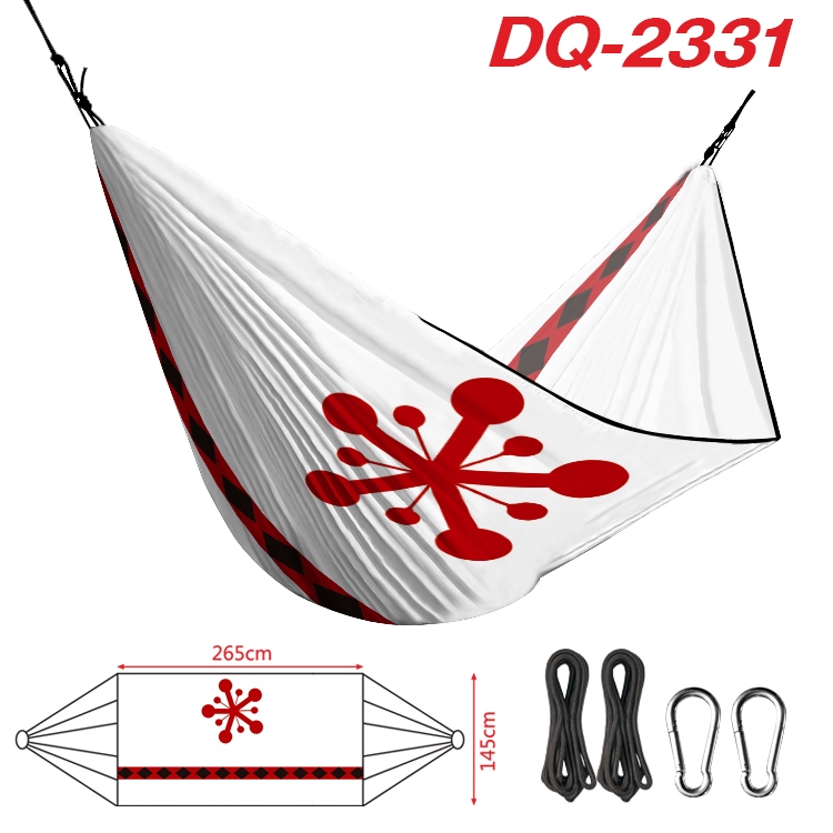 Demon Slayer Kimets Outdoor full color watermark printing hammock 265x145cm DQ-2331
