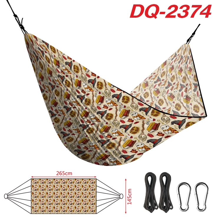 Harry Potter Outdoor full color watermark printing hammock 265x145cm  DQ-2374