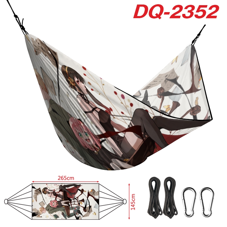 SPY×FAMILY Outdoor full color watermark printing hammock 265x145cm DQ-2352