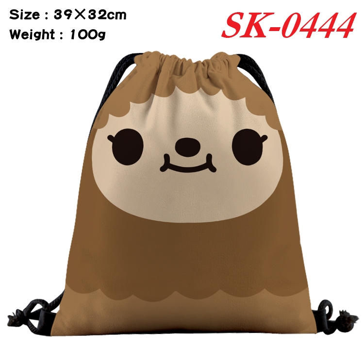 toca life world cartoon Waterproof Nylon Full Color Drawstring Pocket 39x32cm SK-0444