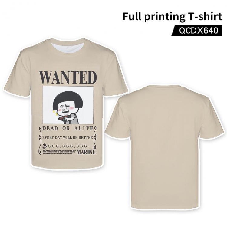 every day is better Anime full-color short-sleeved T-shirt from M to 2XL QCDX640