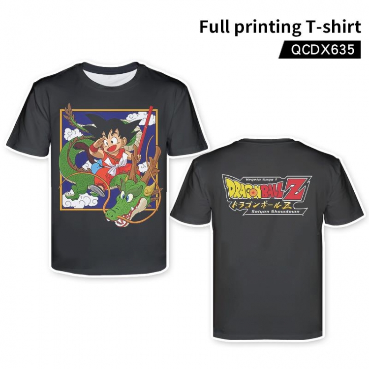DRAGON BALL Anime full-color short-sleeved T-shirt from M to 2XL  QCDX635
