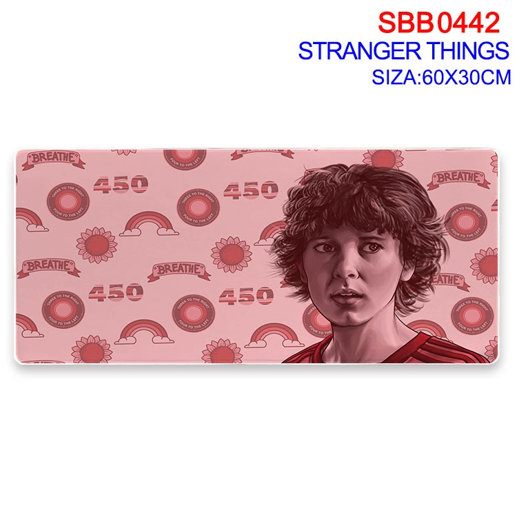 Stranger Things Anime peripheral edge lock mouse pad 60X30cm SBB-442