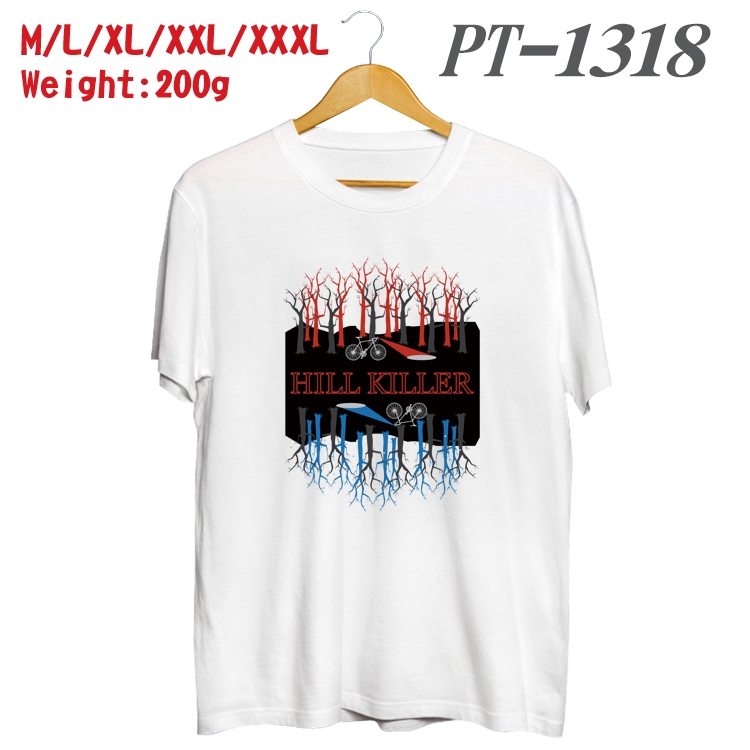 Stranger Things Anime Cotton Color Book Print Short Sleeve T-Shirt from M to 3XL PT1318