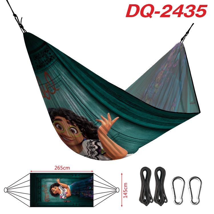 full house of magic Outdoor full color watermark printing hammock 265x145cm DQ-2435