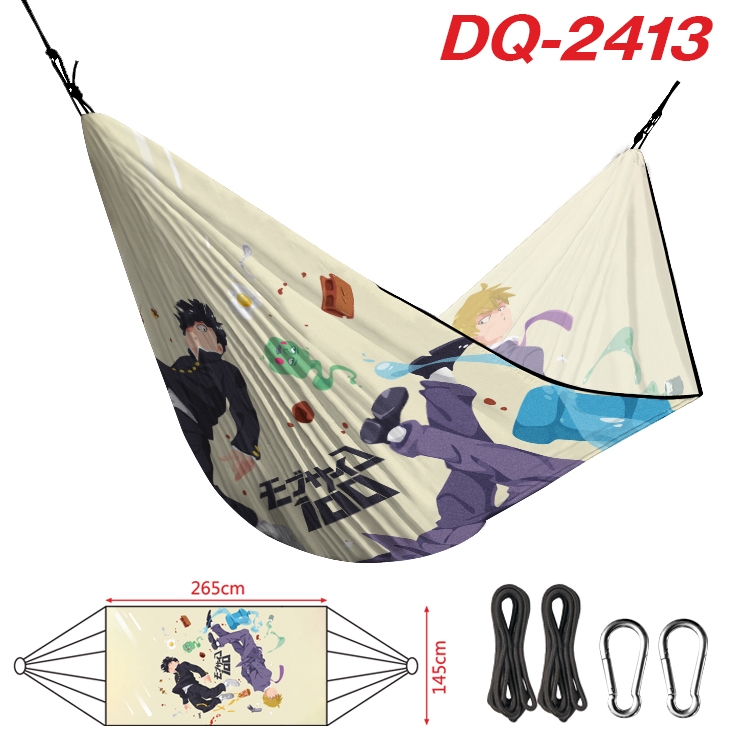 Mob Psycho 100 Outdoor full color watermark printing hammock 265x145cm DQ-2413