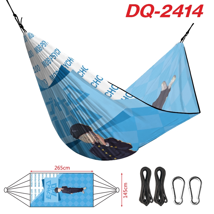 Mob Psycho 100 Outdoor full color watermark printing hammock 265x145cm DQ-2414