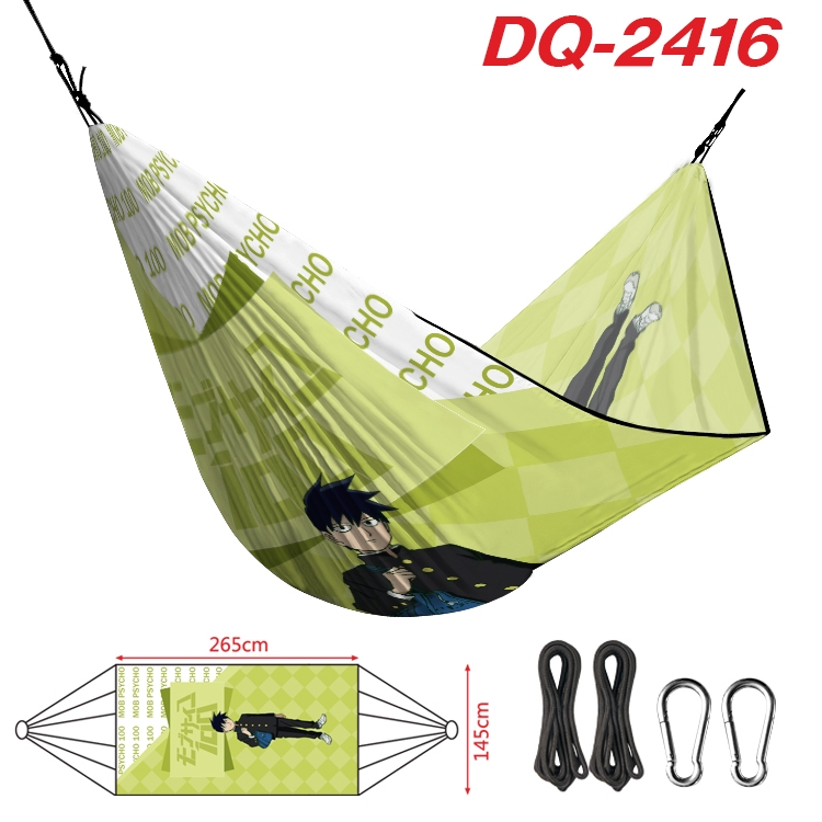 Mob Psycho 100 Outdoor full color watermark printing hammock 265x145cm  DQ-2416