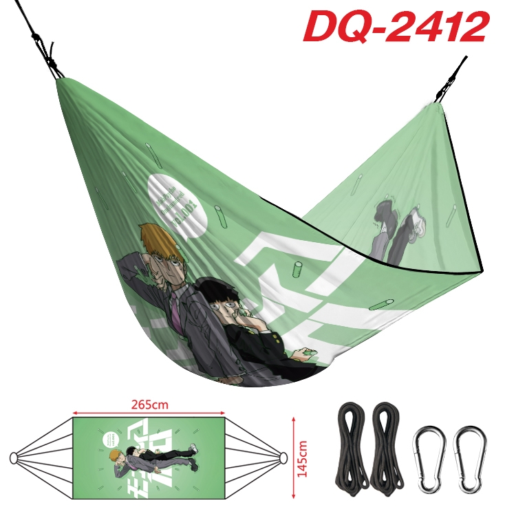 Mob Psycho 100 Outdoor full color watermark printing hammock 265x145cm  DQ-2412