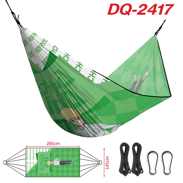 Mob Psycho 100 Outdoor full color watermark printing hammock 265x145cm DQ-2417