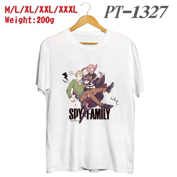 SPY×FAMILY Anime Cotton Color Book Print Short Sleeve T-Shirt from M to 3XL PT1327