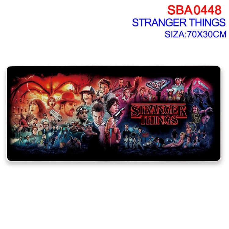 Stranger Things Anime peripheral edge lock mouse pad 70X30cm SBA-448