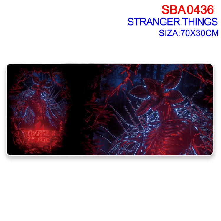 Stranger Things Anime peripheral edge lock mouse pad 70X30cm SBA-436