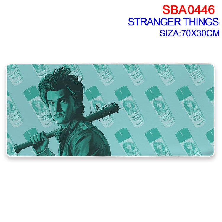 Stranger Things Anime peripheral edge lock mouse pad 70X30cm  SBA-446