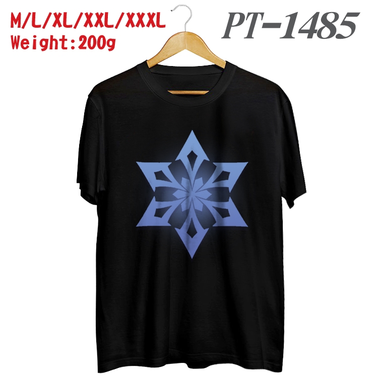 Genshin Impact Anime Cotton Color Book Print Short Sleeve T-Shirt from M to 3XL PT1485