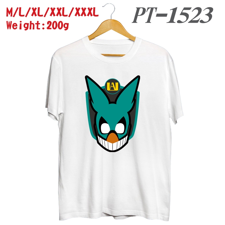 My Hero Academia Anime Cotton Color Book Print Short Sleeve T-Shirt from M to 3XL PT1523