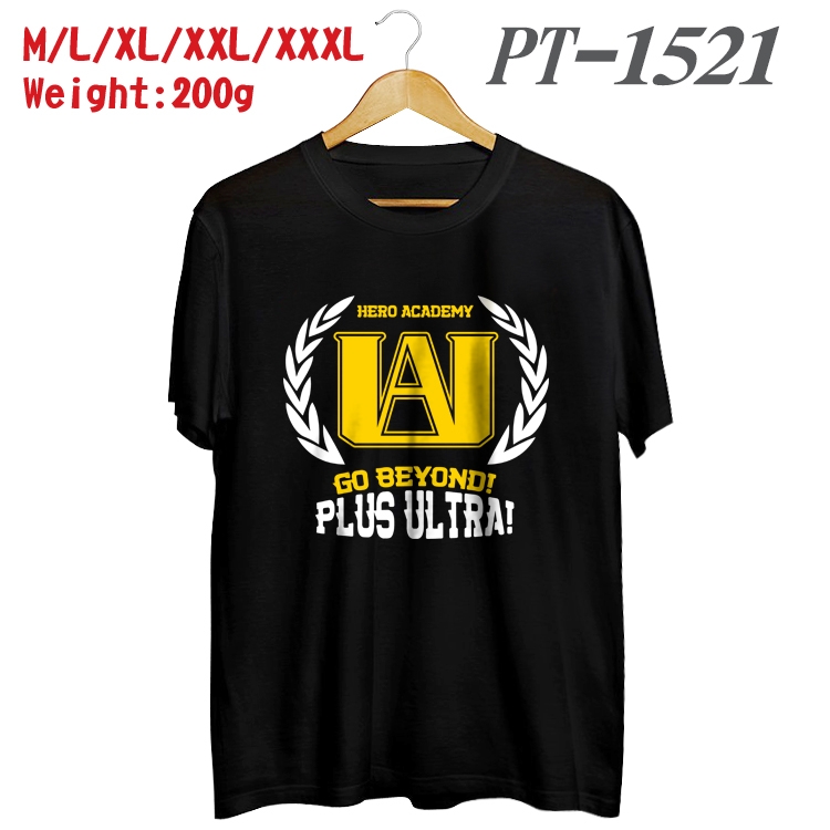 My Hero Academia Anime Cotton Color Book Print Short Sleeve T-Shirt from M to 3XL PT1521