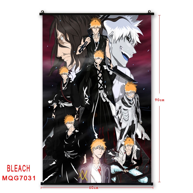Bleach Anime black Plastic rod Cloth painting Wall Scroll 60X90CM  MQG-7031