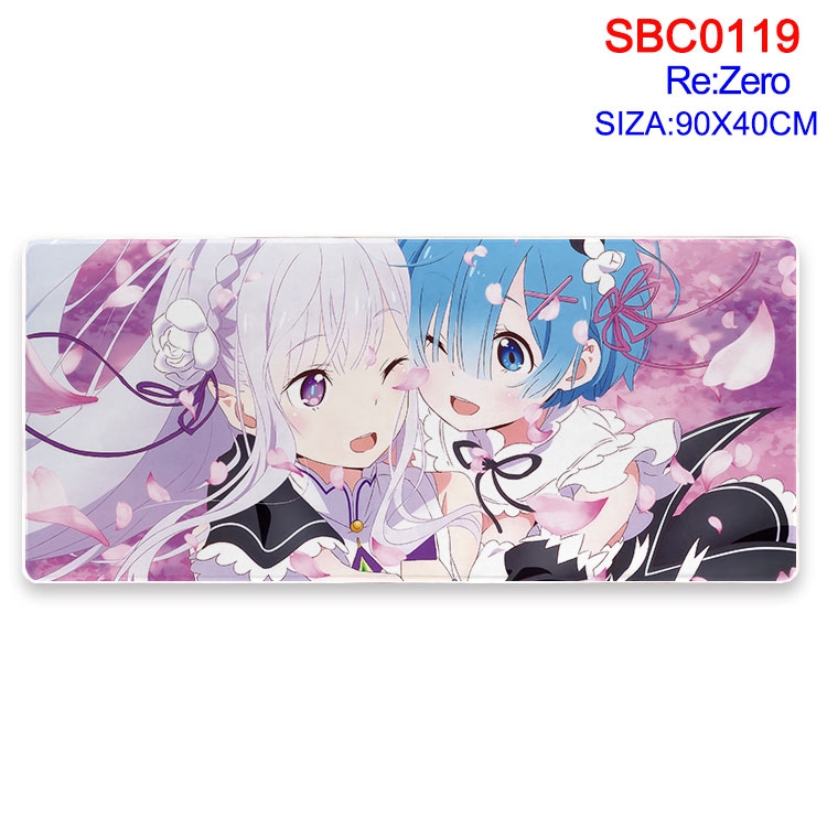 Re:Zero kara Hajimeru Isekai Seikatsu Anime peripheral edge lock mouse pad 40X90X0.3CM SBC-119