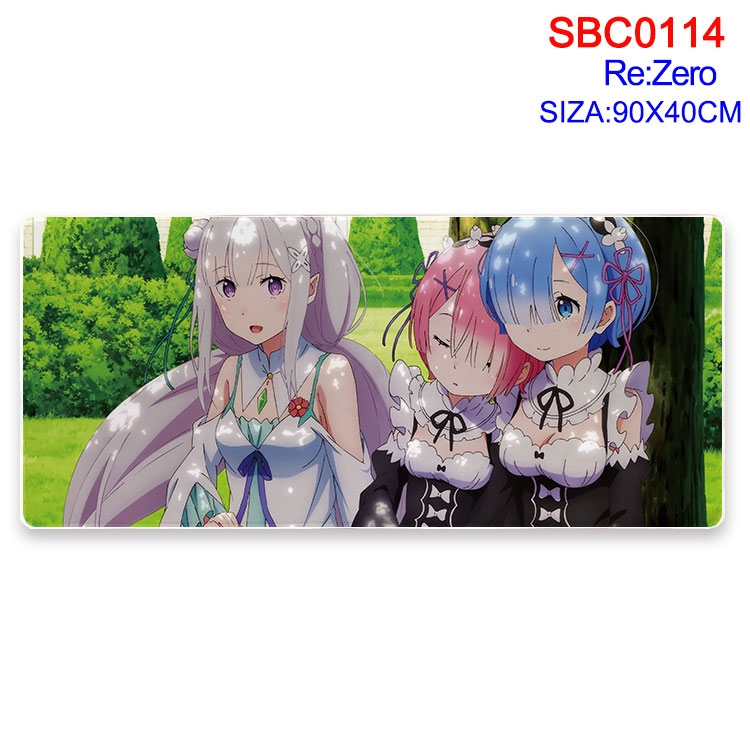 Re:Zero kara Hajimeru Isekai Seikatsu Anime peripheral edge lock mouse pad 40X90X0.3CM SBC-114