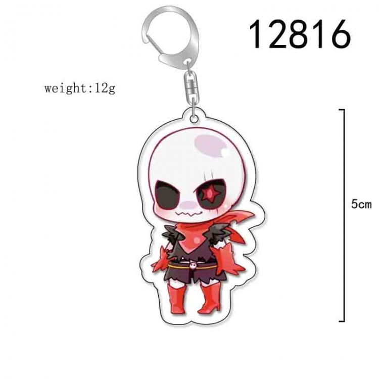 Undertale Anime Acrylic Keychain Charm price for 5 pcs 12816