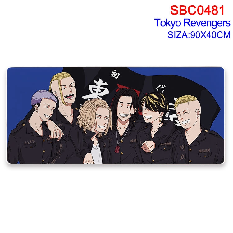 Tokyo Revengers Anime peripheral edge lock mouse pad 40X90CM SBC-481