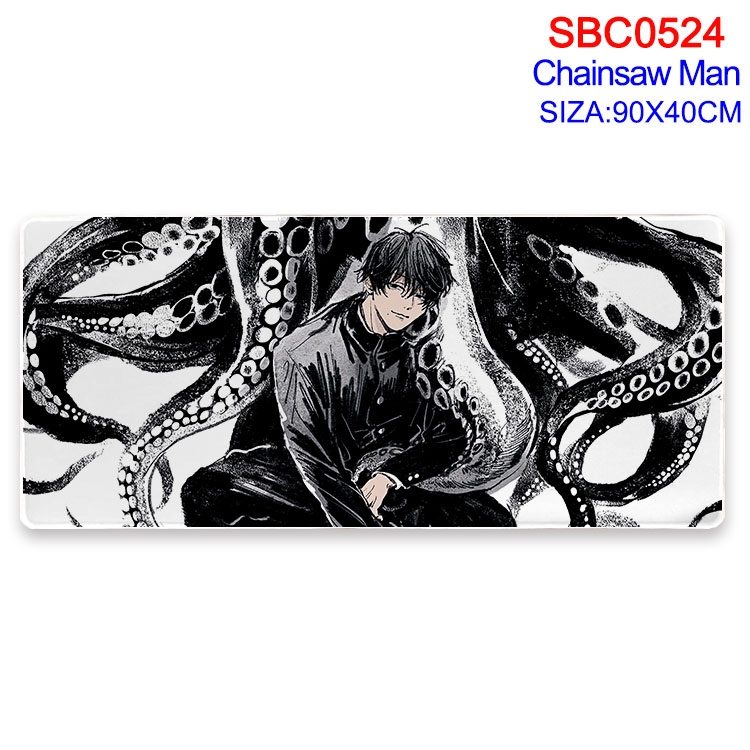 chainsaw man Anime peripheral edge lock mouse pad 40X90CM  SBC-524