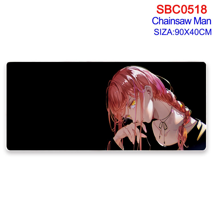 chainsaw man Anime peripheral edge lock mouse pad 40X90CM  SBC-518