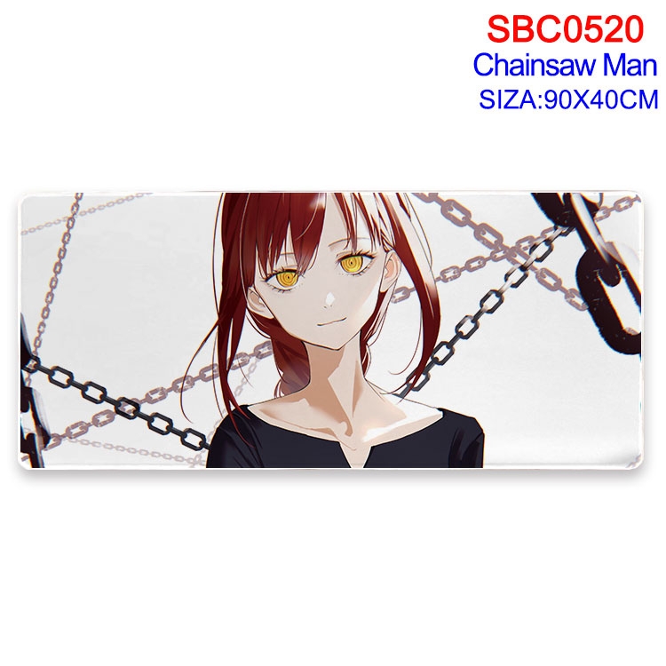 chainsaw man Anime peripheral edge lock mouse pad 40X90CM SBC-520