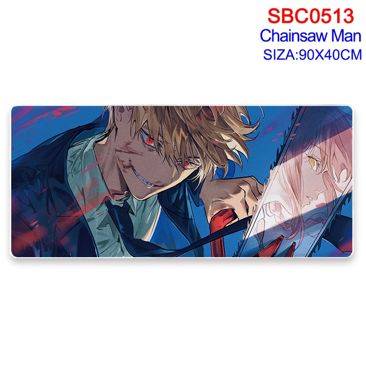 chainsaw man Anime peripheral edge lock mouse pad 40X90CM SBC-513